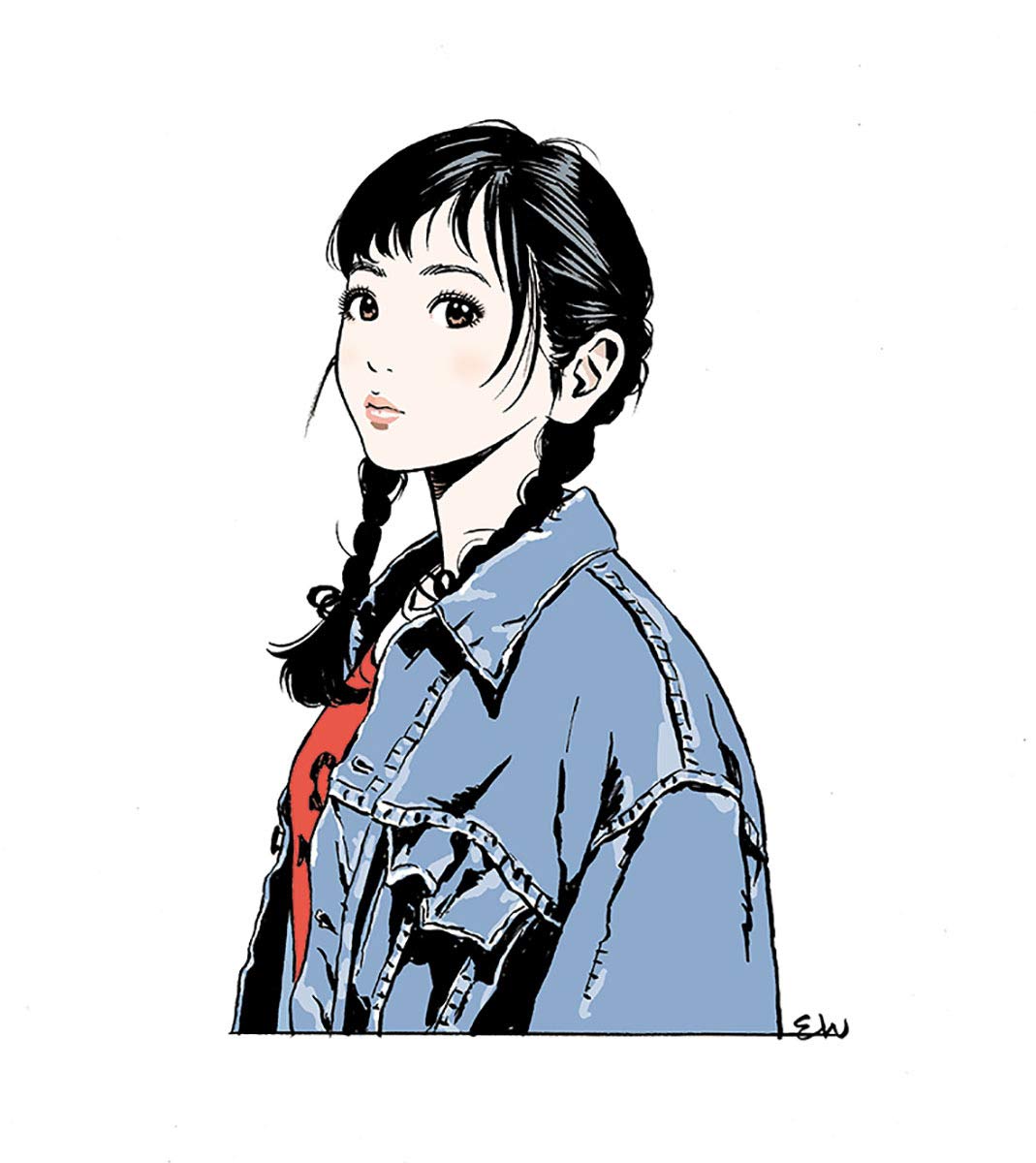 漫画 イラスト 江口寿史先生の描く女の子のイラストが なぜいつの時代もめちゃくちゃ可愛く 輝いているのか こ みるーと